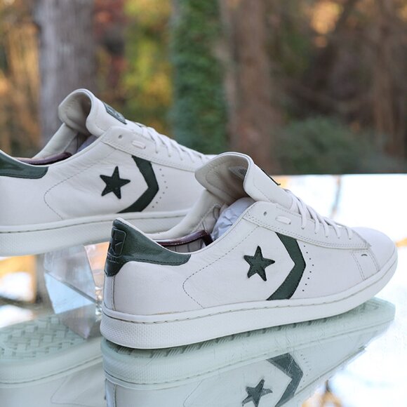 Converse John Varvatos Pro Leather Low White Green 2012 - Picture 12 of 15